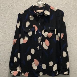 Long or short sleeve blouse